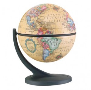 Antique Wonder Mini World Globe
